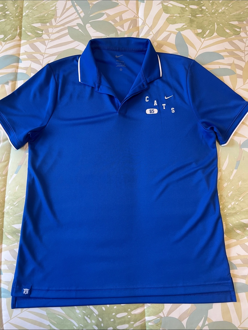Nike Royal Blue Performance Polo with White Trim